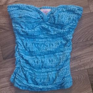 Textured tube top